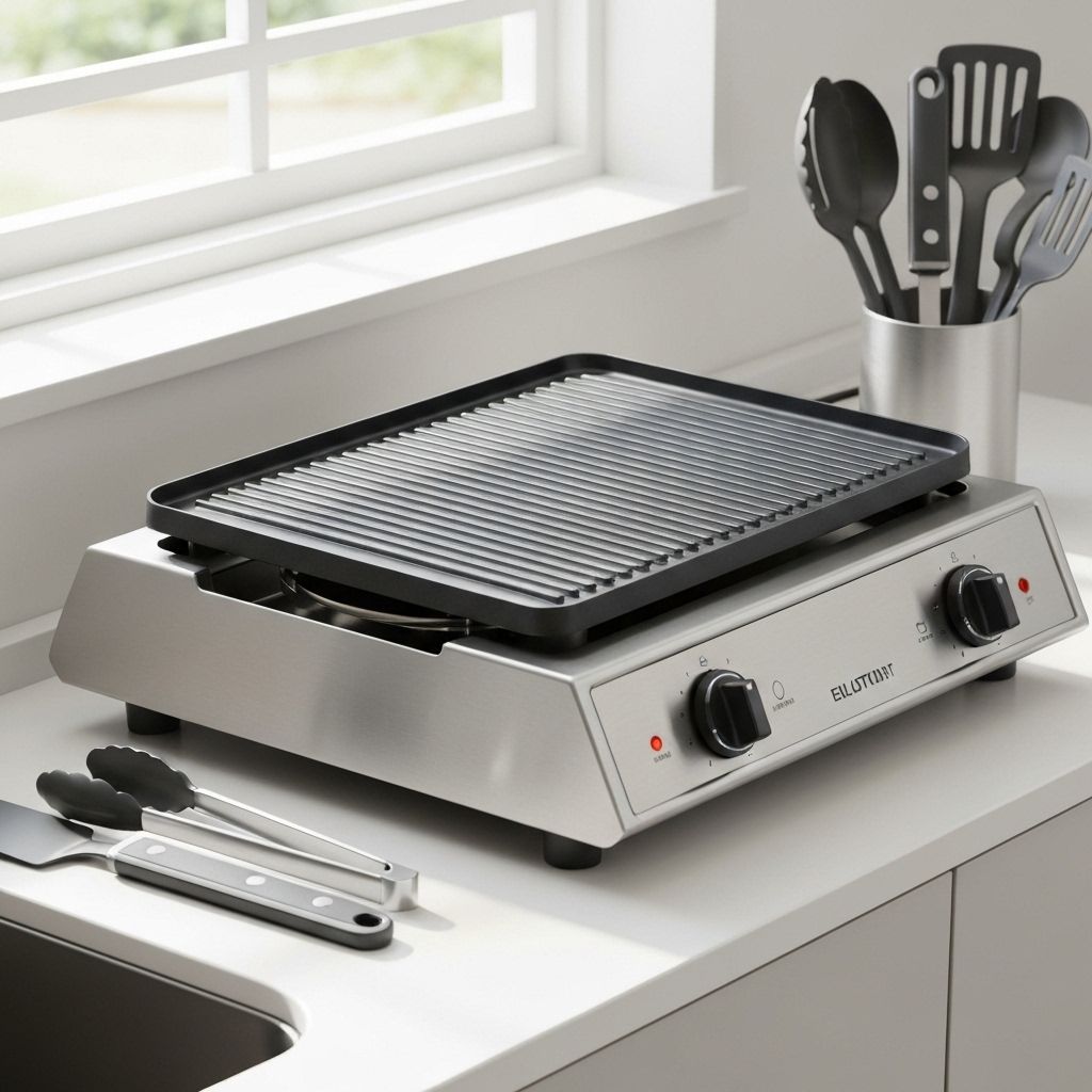 Indoor electric grill