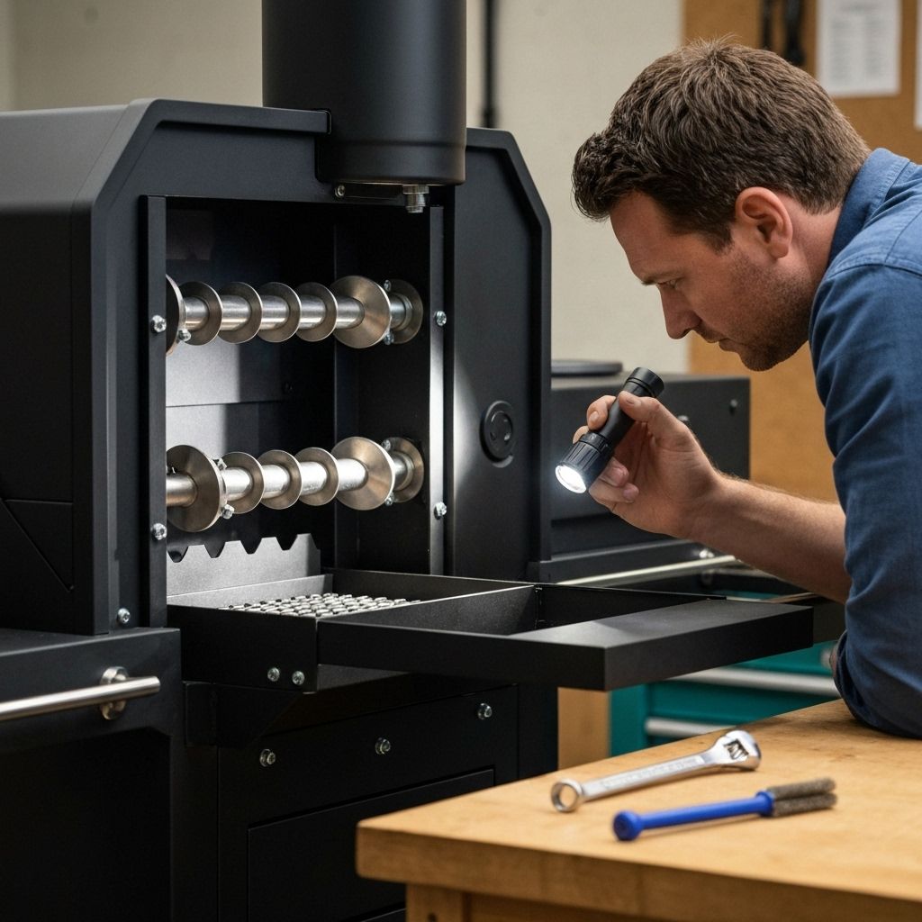 Pellet grill inspection